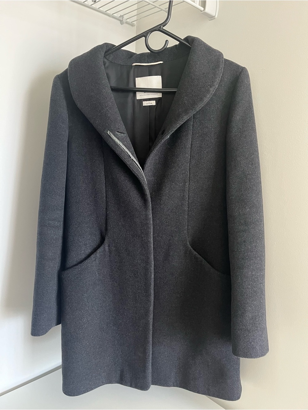 Wilfred Charcoal Trench Coat
